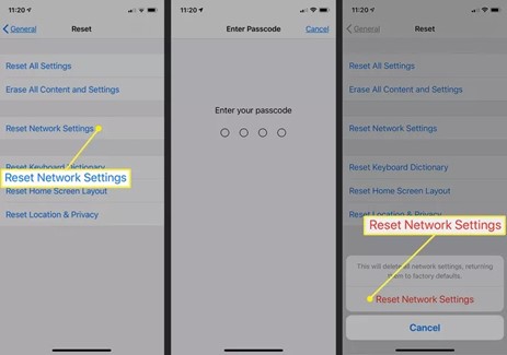 Reset Settings on the iPhone